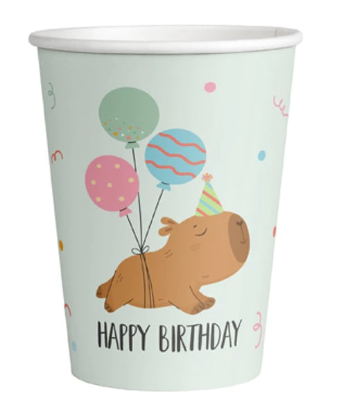 Capybara paperimukit 8kpl