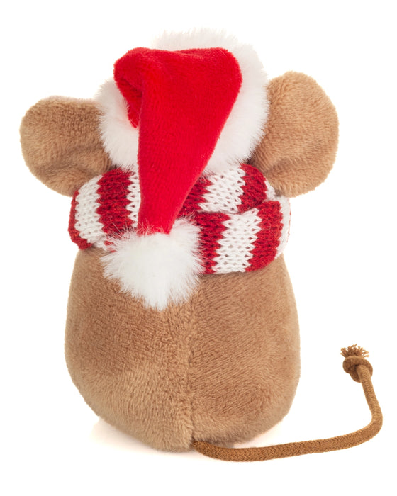 Teddy Hermann joulu Hiiri kaulahuivilla pehmolelu 11cm - Ennakkotilaus