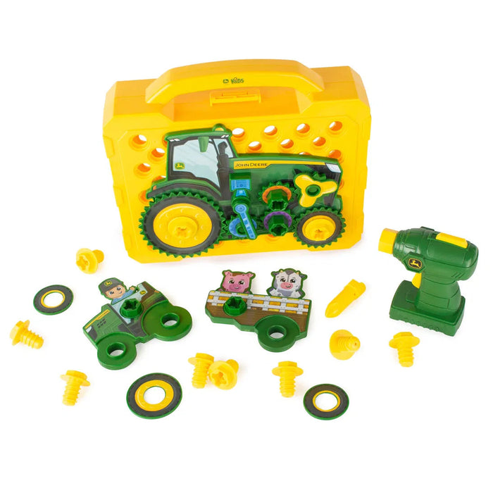 John Deere Build-A-Buddy aktiviteettilauta ja pora 18kk+