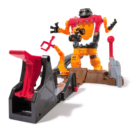 Monster Jam 1:64 Smash & Bash Smashbot stuntti setti