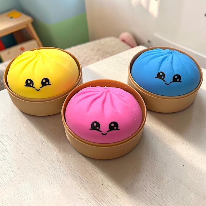 Kawaii Squishy Dumpling 8,5cm yllätys fidget