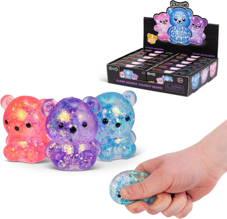 Scrunchems Sugar Squish nalle puristelu lelu 3kpl