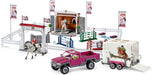 Schleich 72105 Suuri hevoskilpailu ja Pick-up hevostraileri - Erikoiserä!