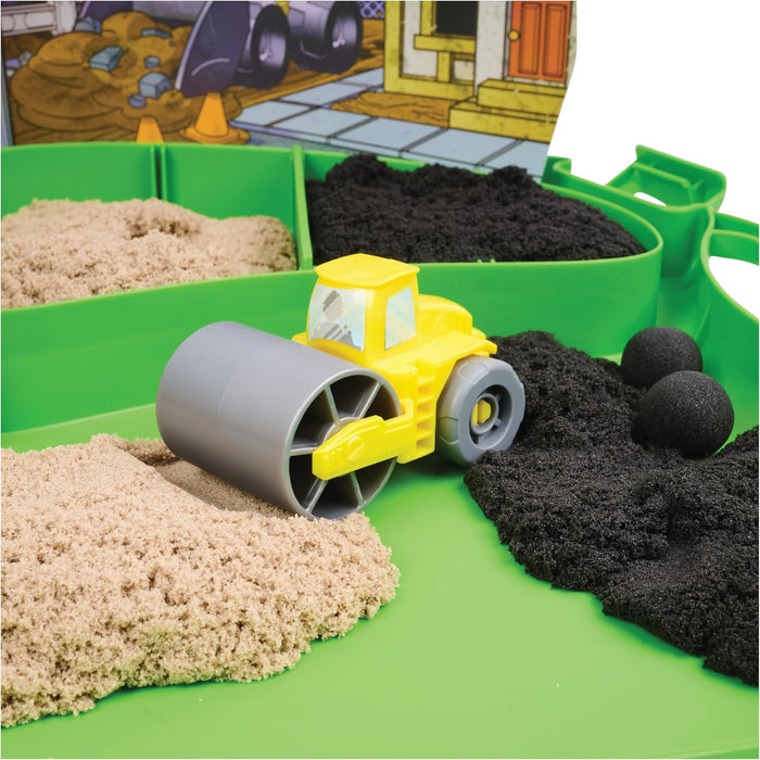 Kinetic Sand Rakennustyömää leikkihiekka setti