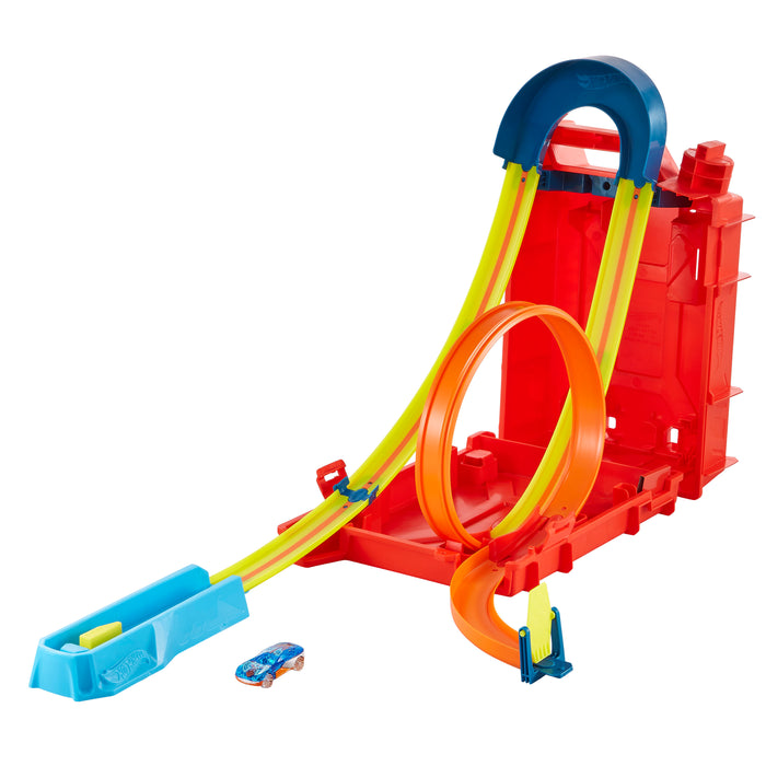 Hot Wheels Fuel Can Stunt Box autorata leikkisetti