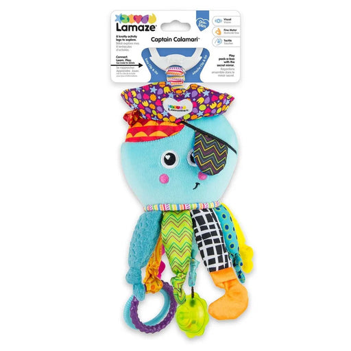 Lamaze Kapteeni Mustekala värikäs vauvan lelu