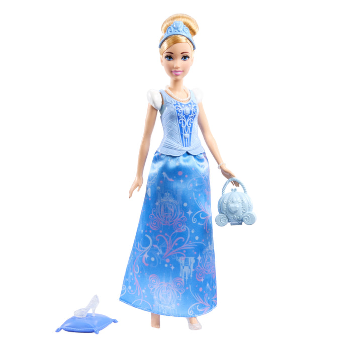 Disney Tuhkimo nukke ja 2in1 vaate leikkisetti