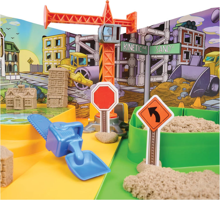 Kinetic Sand Rakennustyömää leikkihiekka setti
