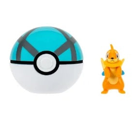 Pokemon Buizel figuuri ja Clip'n' Go - poke pallo