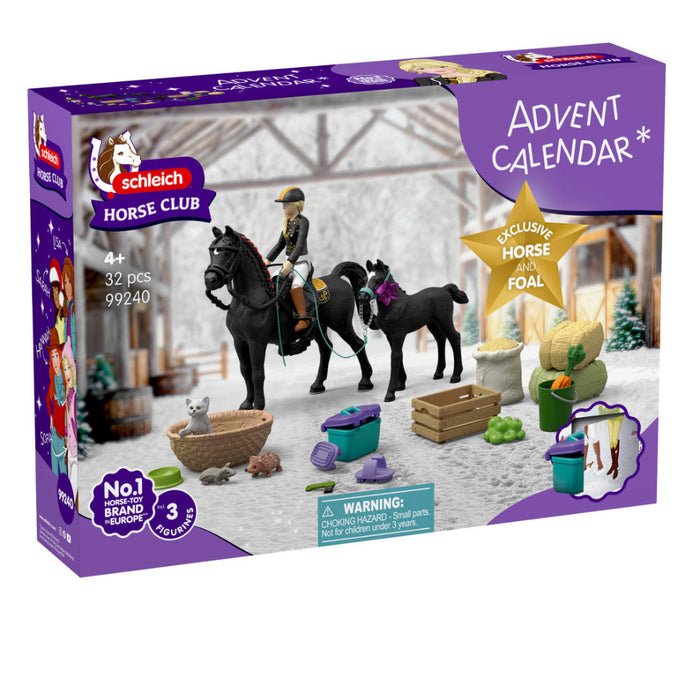 Schleich 99240 Joulukalenteri Horse Club 2026 - Hevoset - Ennakkotilaus!