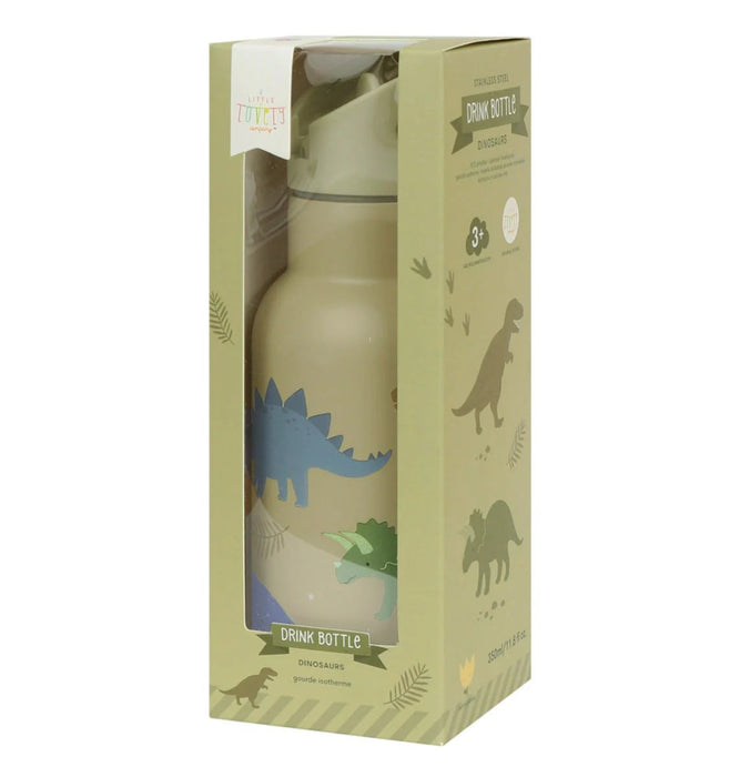A Little Lovely company juomapullo 350ml - Dinosaurukset
