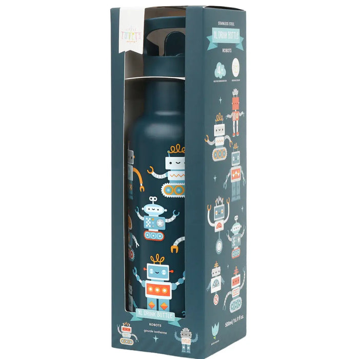 A Little Lovely company juomapullo 500ml - Robotit