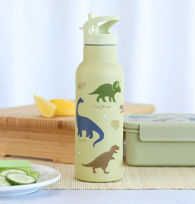 A Little Lovely company juomapullo 500ml - Dinosaurukset