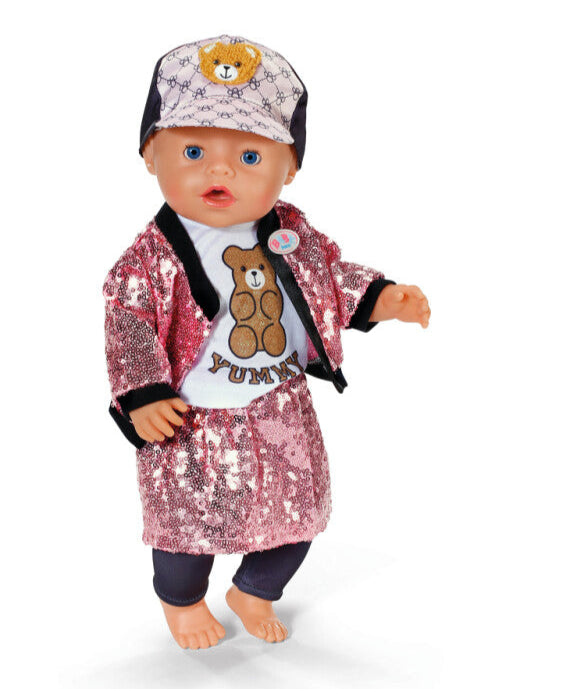 Baby Born nuken Glam kimalle asu 43cm