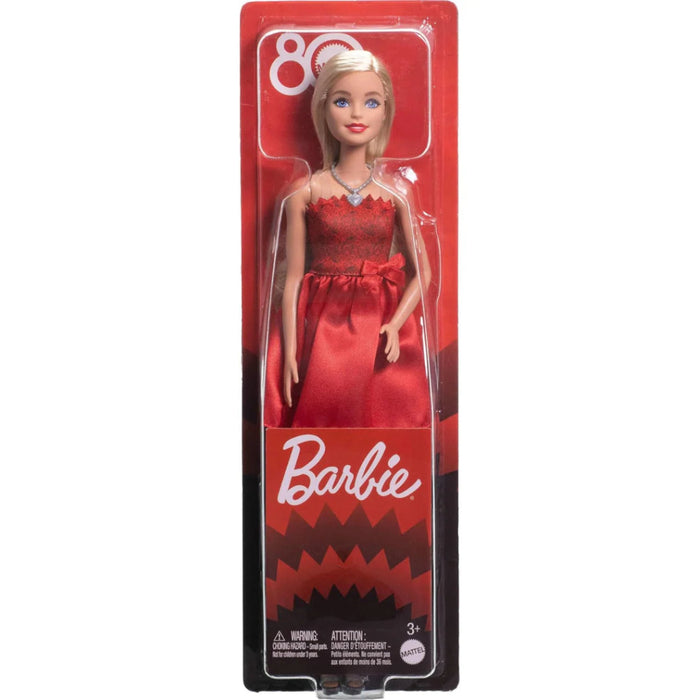 Barbie Ruby Red 80-vuotis juhla Nukke