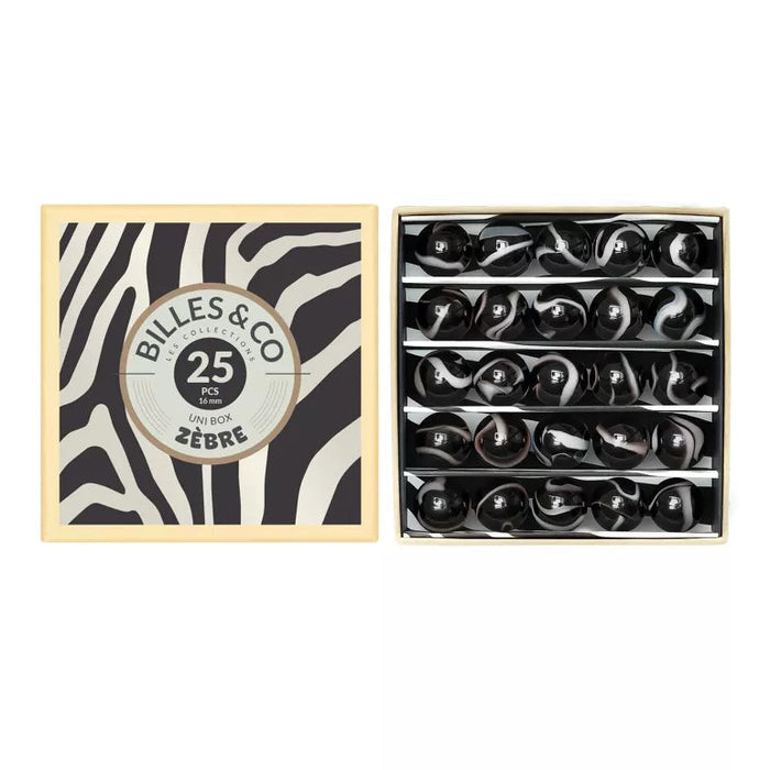 Billes & co Marmorikuulat - Zebra