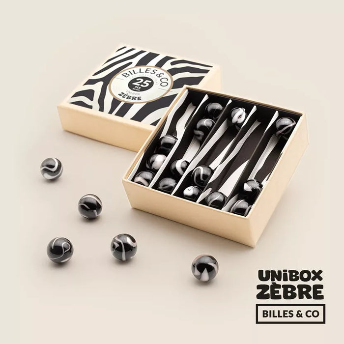 Billes & co Marmorikuulat - Zebra