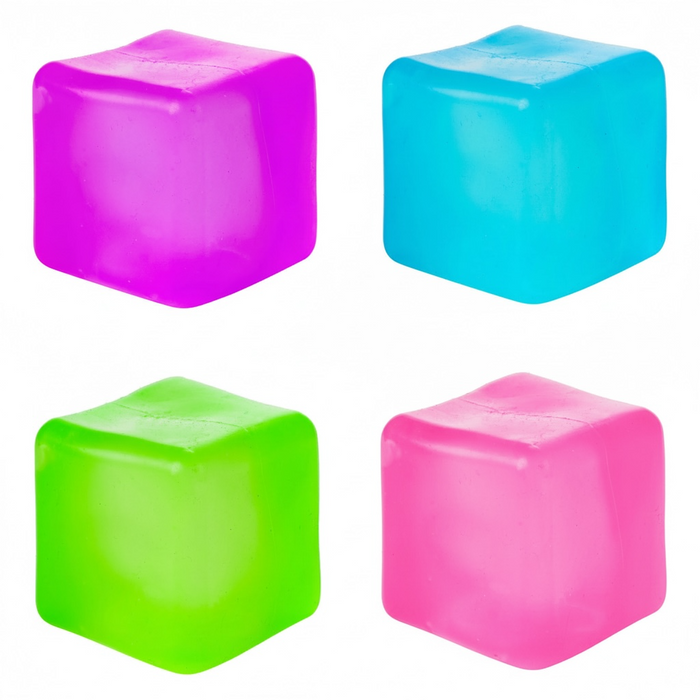 Squeeze Mellow Cube puristeltava Stressi kuutio - Lajitelma