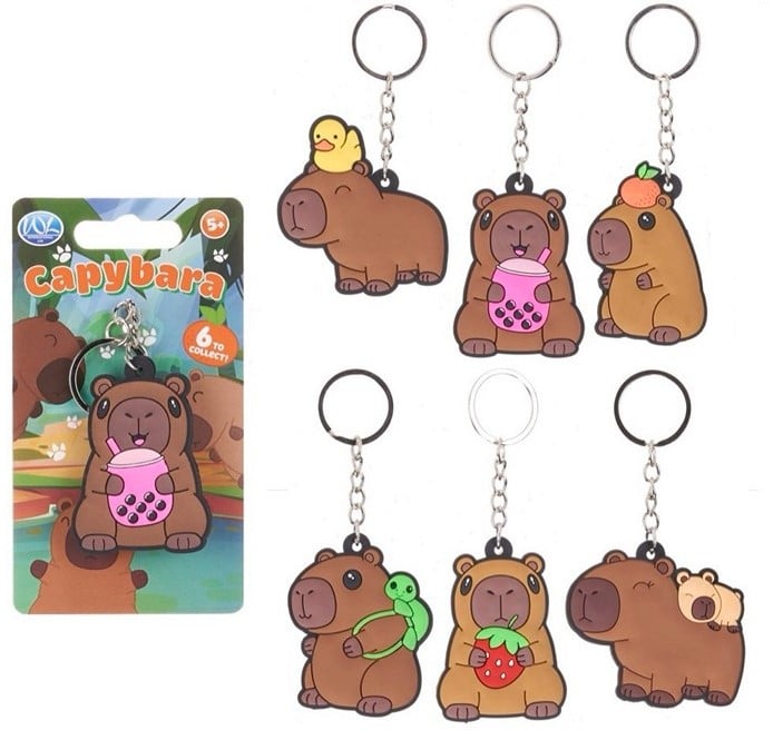 Capybara avaimenperä 2D - lajitelma