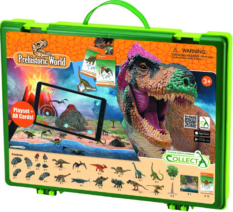 Collecta A1184 mini Dinosaurukset salkussa