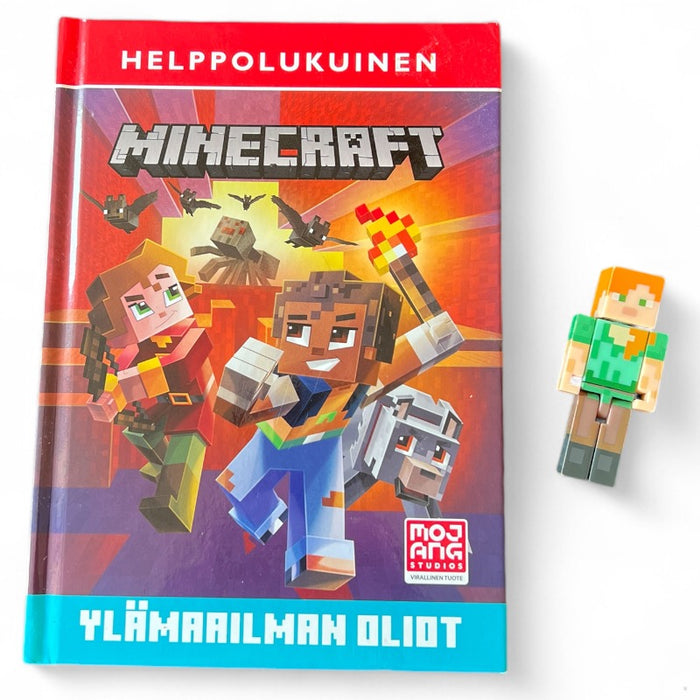 Minecraft Ylämaan oliot kirja ja figuuri - Second Hand