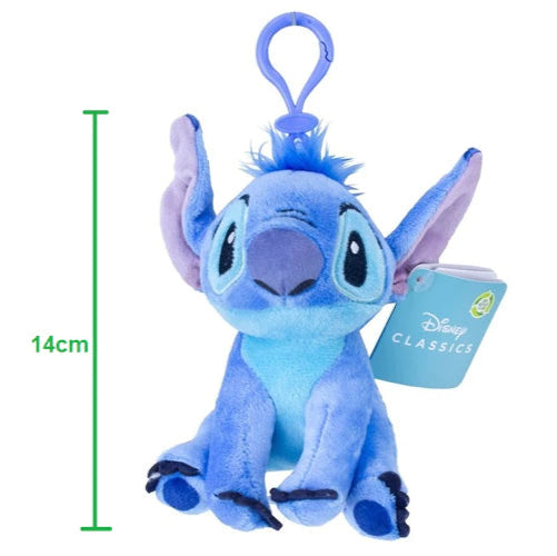 Disney Stitch pehmolelu Clip on kiinnityksellä 14cm