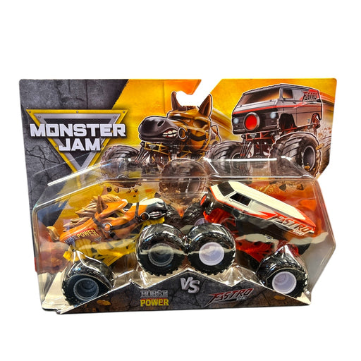 Monster Jam Horse Power vs Fastro Van autot 2kpl
