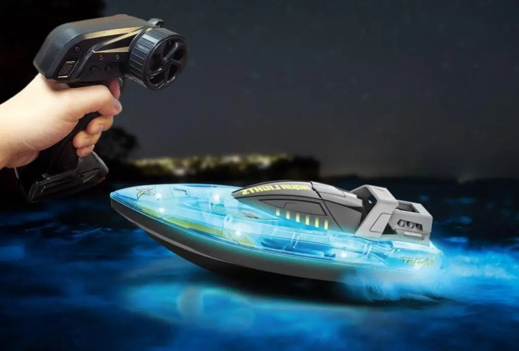 Exost Aqua Lights Kauko-Ohjattava Pikavene LED-valoilla