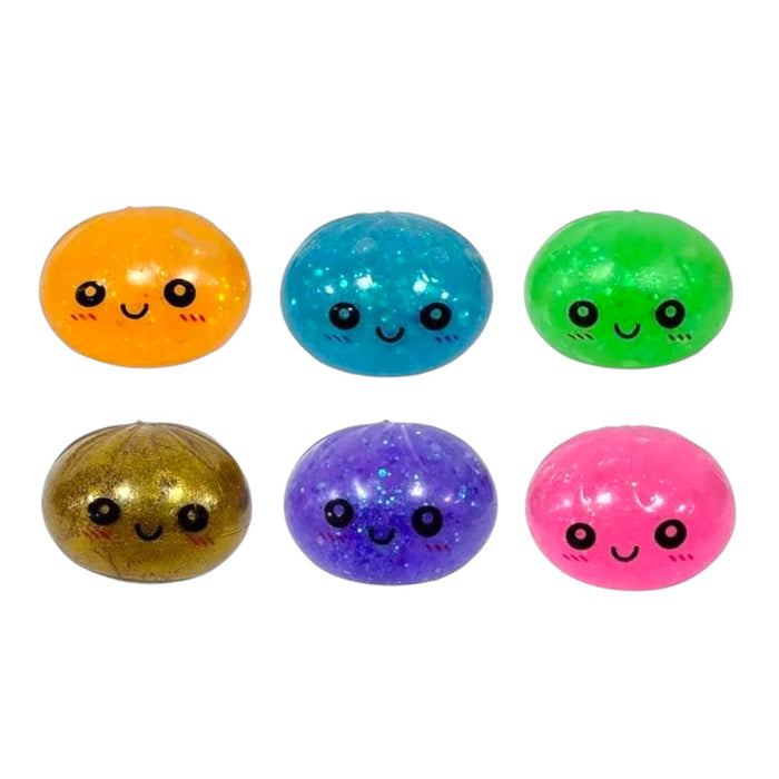 Kawaii Squishy Glitter Dumpling 8,5cm yllätys fidget