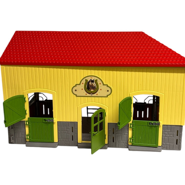 Schleich hevostalli vintillä- Second Hand