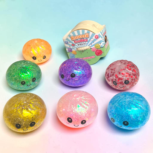 Squishy Dumpling Glitter Beads Edition 5,5cm yllätys fidget