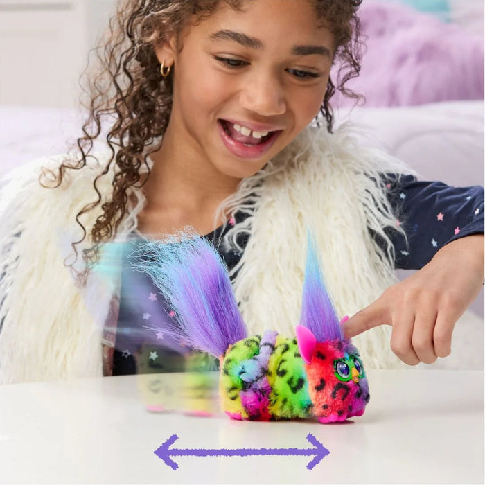 Furby Dj Furblet Rain-Bow-Kat Interaktiivinen pehmolelu