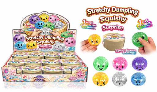 Squeeze Glitter Sugar Dumpling 5,5cm yllätys fidget
