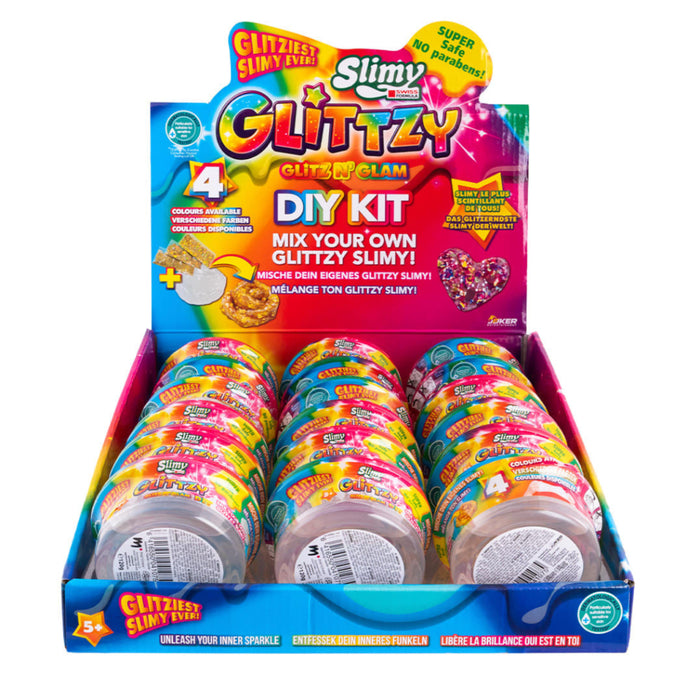Glitzy Slimy DIY kimalle lima
