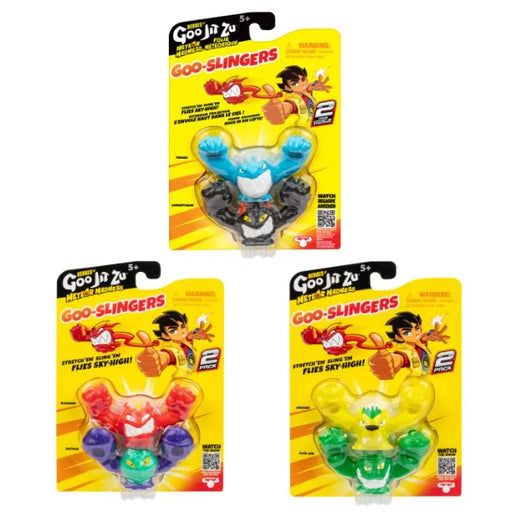 Goo Jit Zu Meteor Madness Slingers hahmot 2kpl