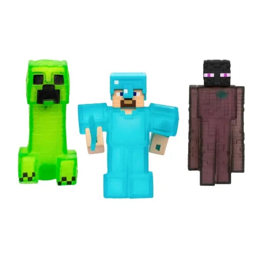 Goo Jit Zu Minecraft 3-pack; Steve, Creeper, Enderman