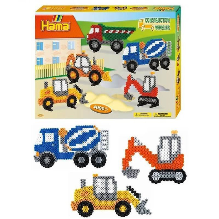 Hama Työkoneet askartelu + Midi-helmet 4000 kpl