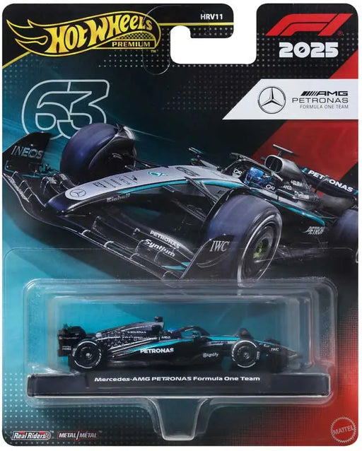 Hot Wheels Premium F1 Mercedes AMG Petronas team #63
