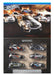 Hot Wheels Silver Series ZAMAC 1/64 - 6kpl keräilypakkaus