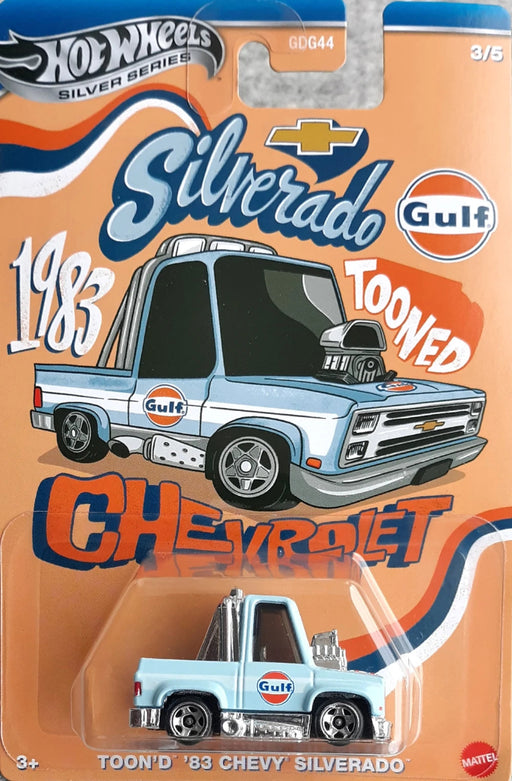 Hot Wheels Tooned Gulf '83 Chevy Silverado