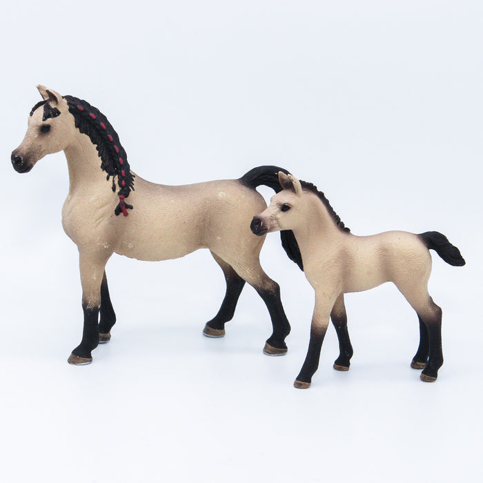 Schleich Arabialainen hevonen ja varsa - Second Hand
