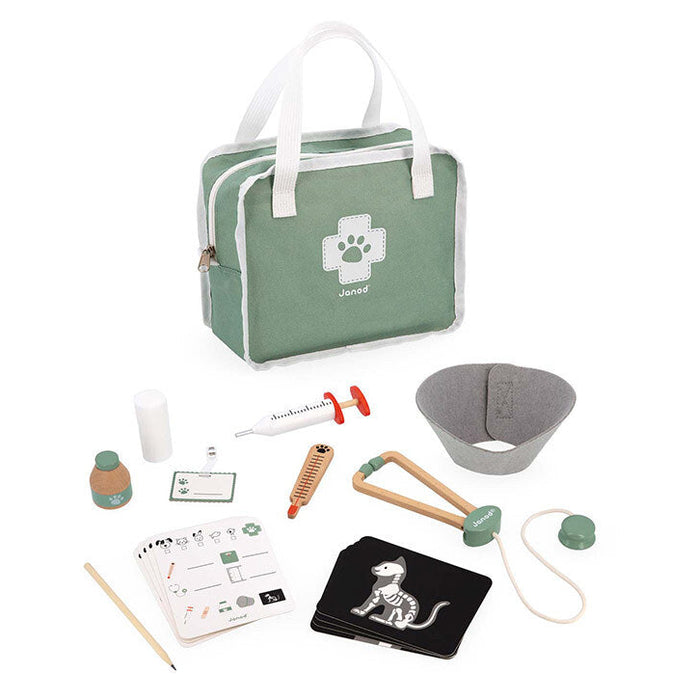 Janod Eläinlääkäri leikki laukkuineen