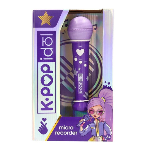 K-Pop idol ääntä tallentava Microfoni