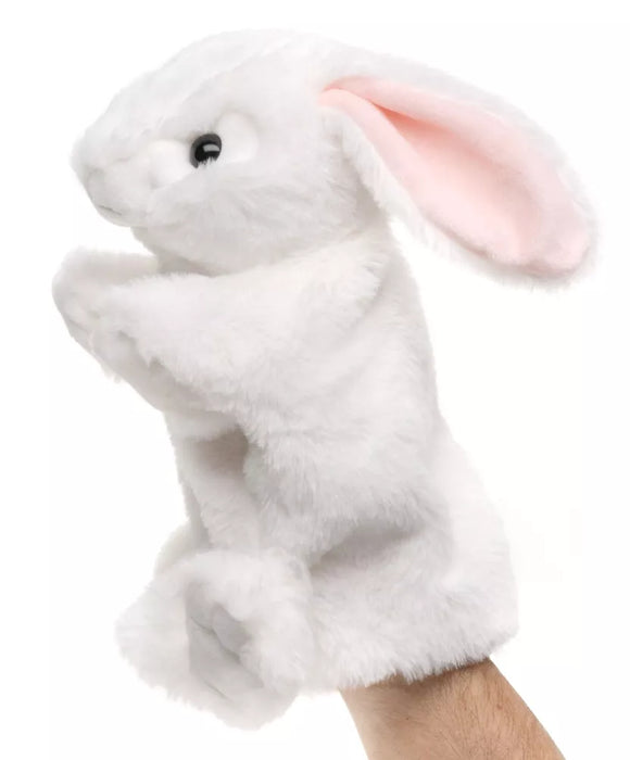 Käsinukke valkoinen Kani 24cm