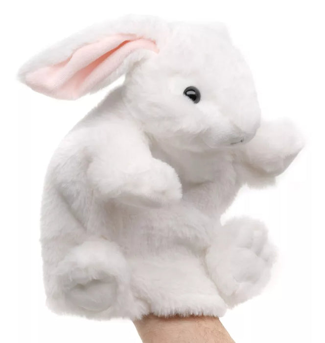 Käsinukke valkoinen Kani 24cm