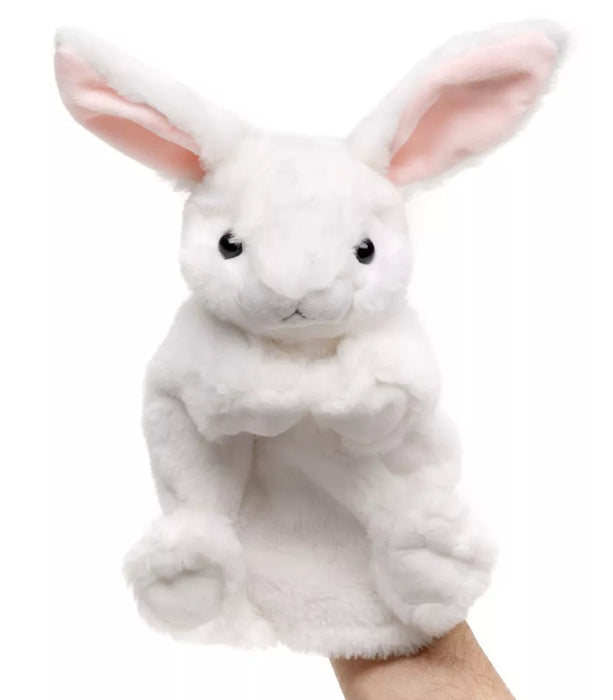 Käsinukke valkoinen Kani 24cm