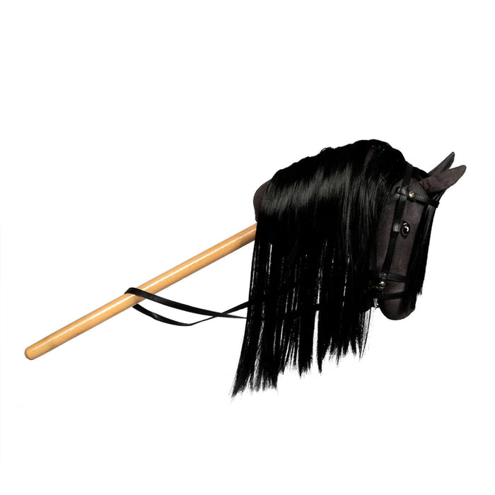 Keppihevonen musta Thor + suitset