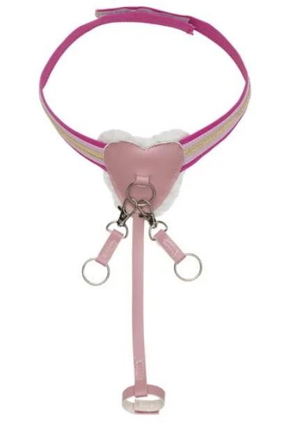 Keppihevosen rintamaremmimartingaali - vaaleanpunainen