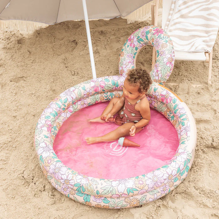 Swim Essentials puhallettava lasten uima-allas 100cm - Blossom
