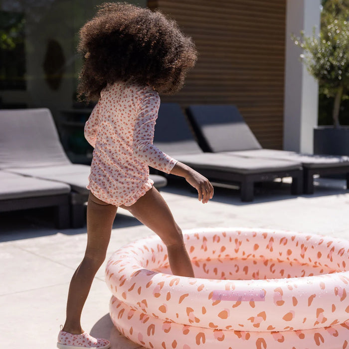 Swim Essentials puhallettava lasten uima-allas 100cm - Old Pink Leopard